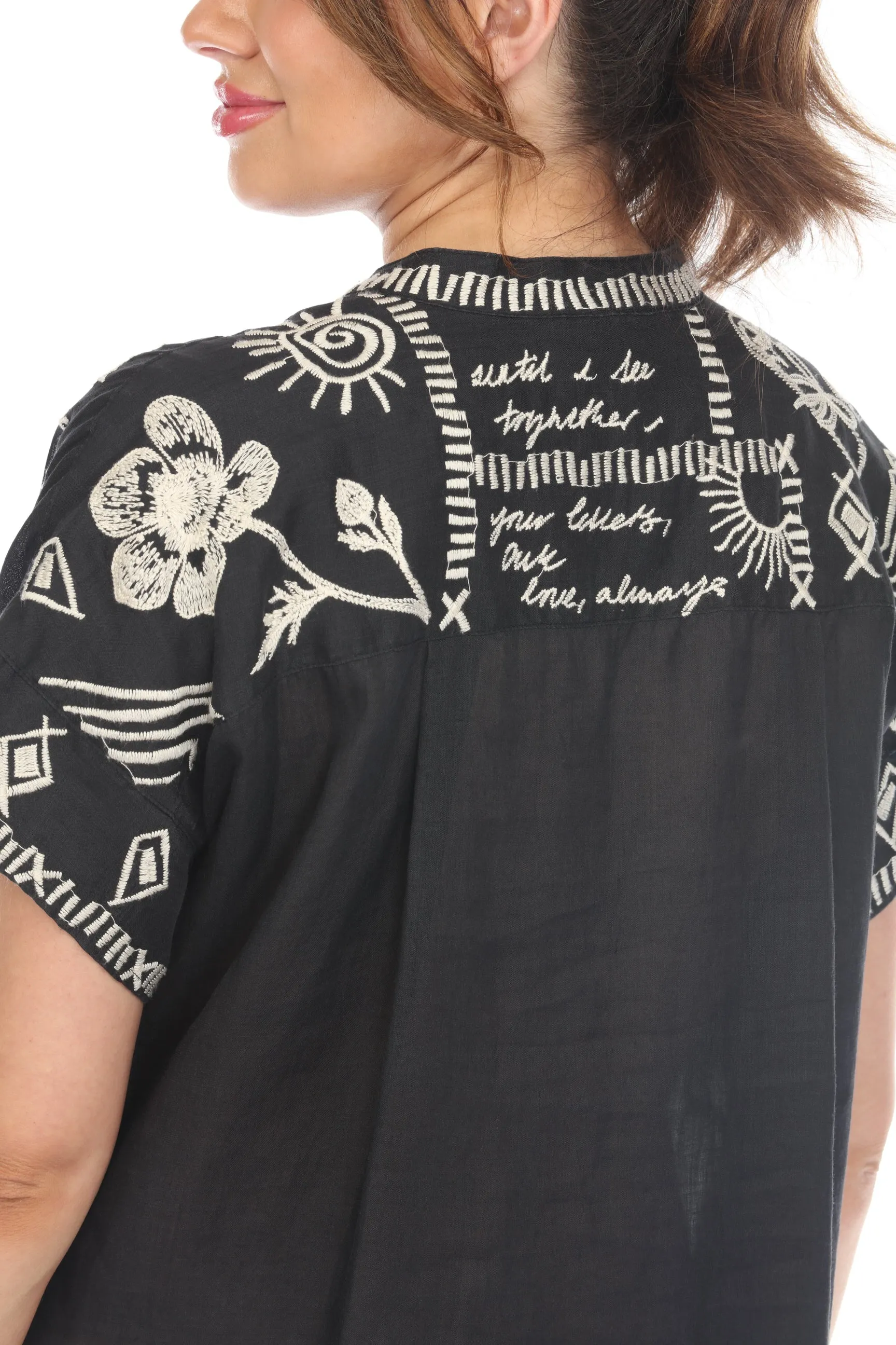 Johnny Was Workshop Botanique Dolman Swing Tunic Dress W29324 *