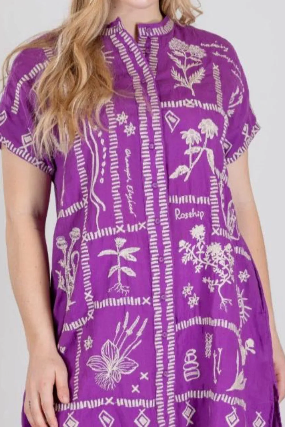 Johnny Was Workshop Botanique Dolman Swing Tunic Dress W29324 *