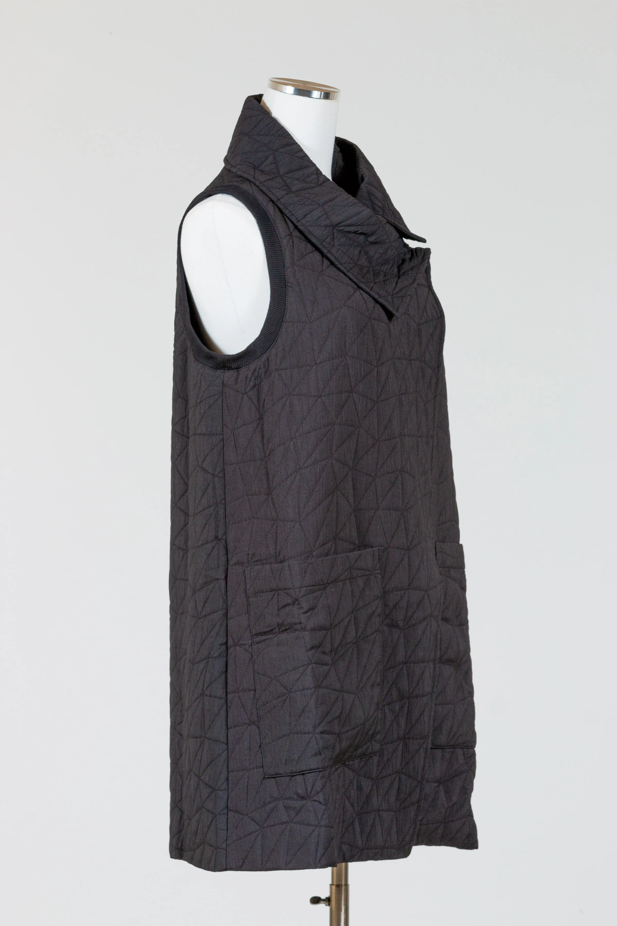 Kaleidoscope Quilted Pocket Vest