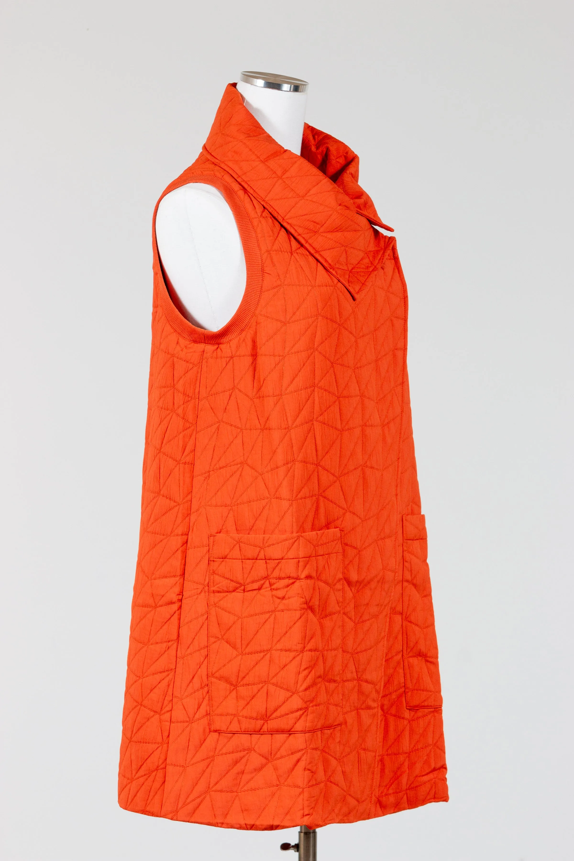 Kaleidoscope Quilted Pocket Vest