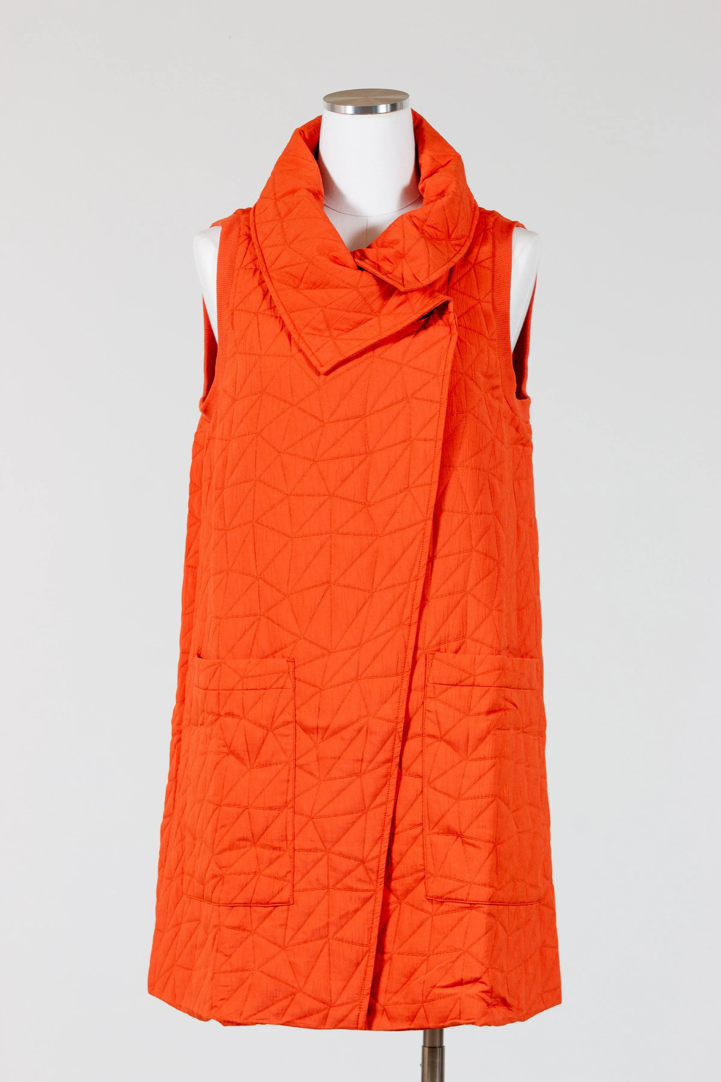 Kaleidoscope Quilted Pocket Vest