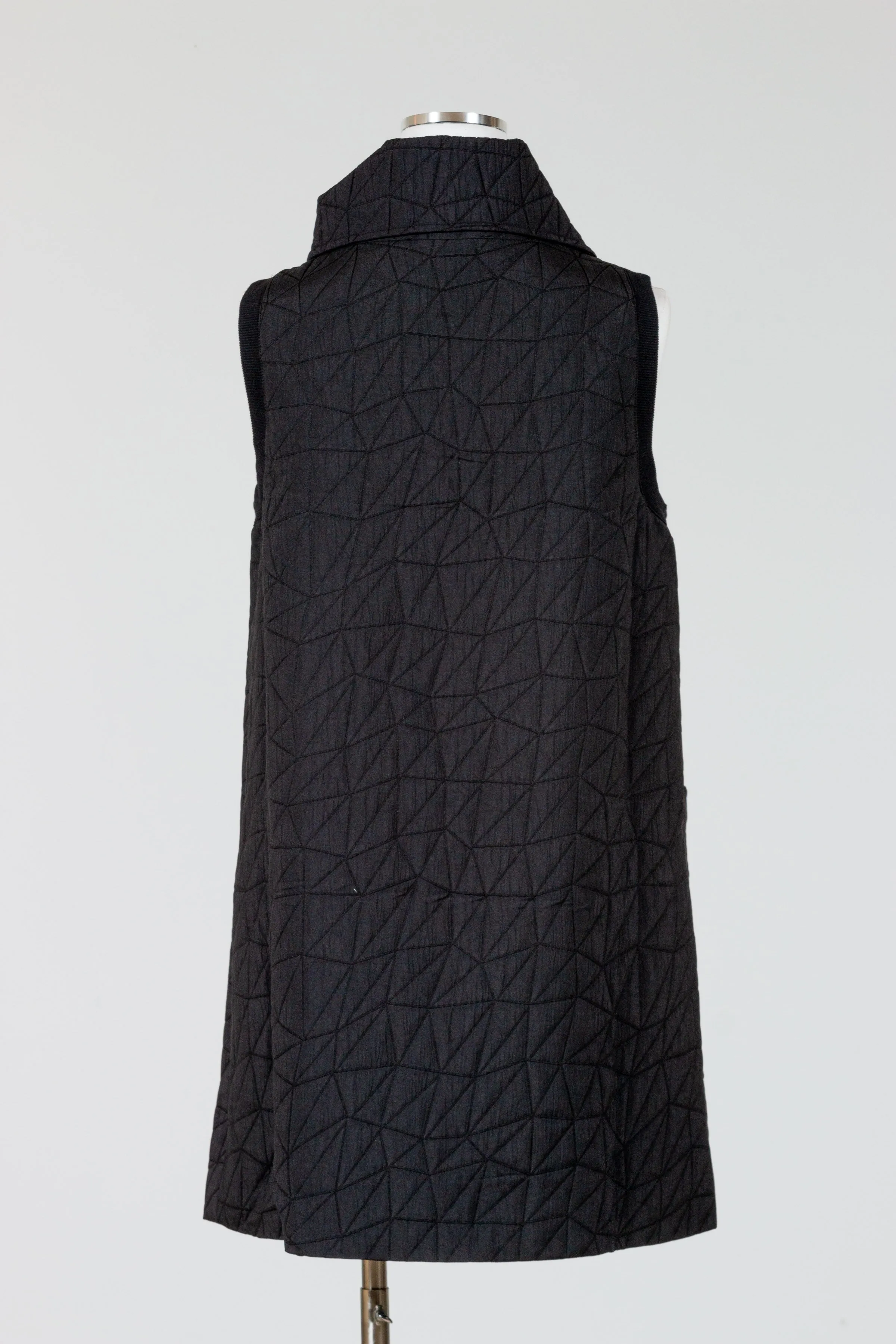 Kaleidoscope Quilted Pocket Vest