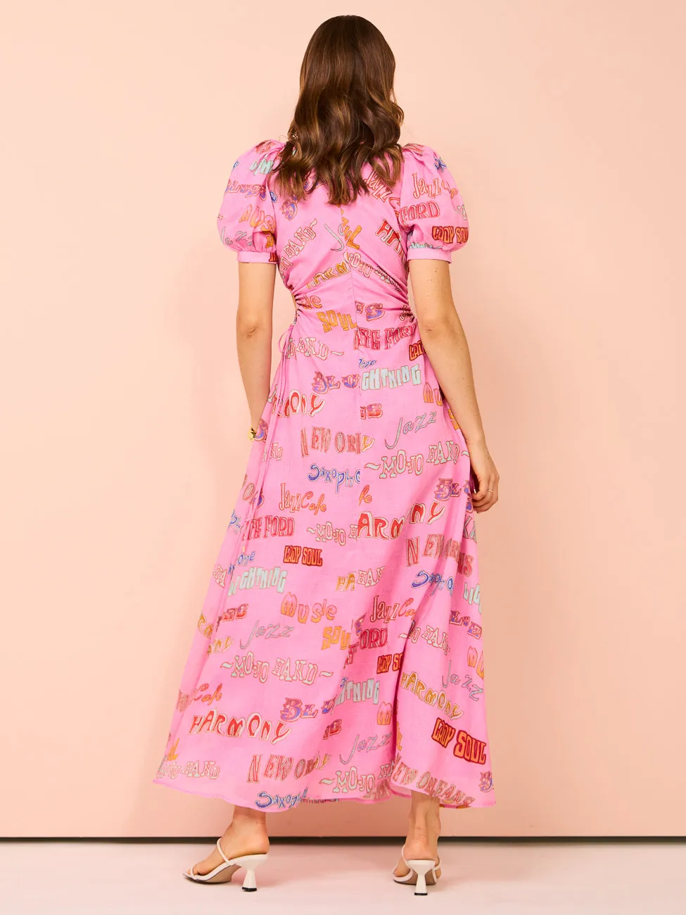 Kate Ford Cavalcade Puff Gown in Multi