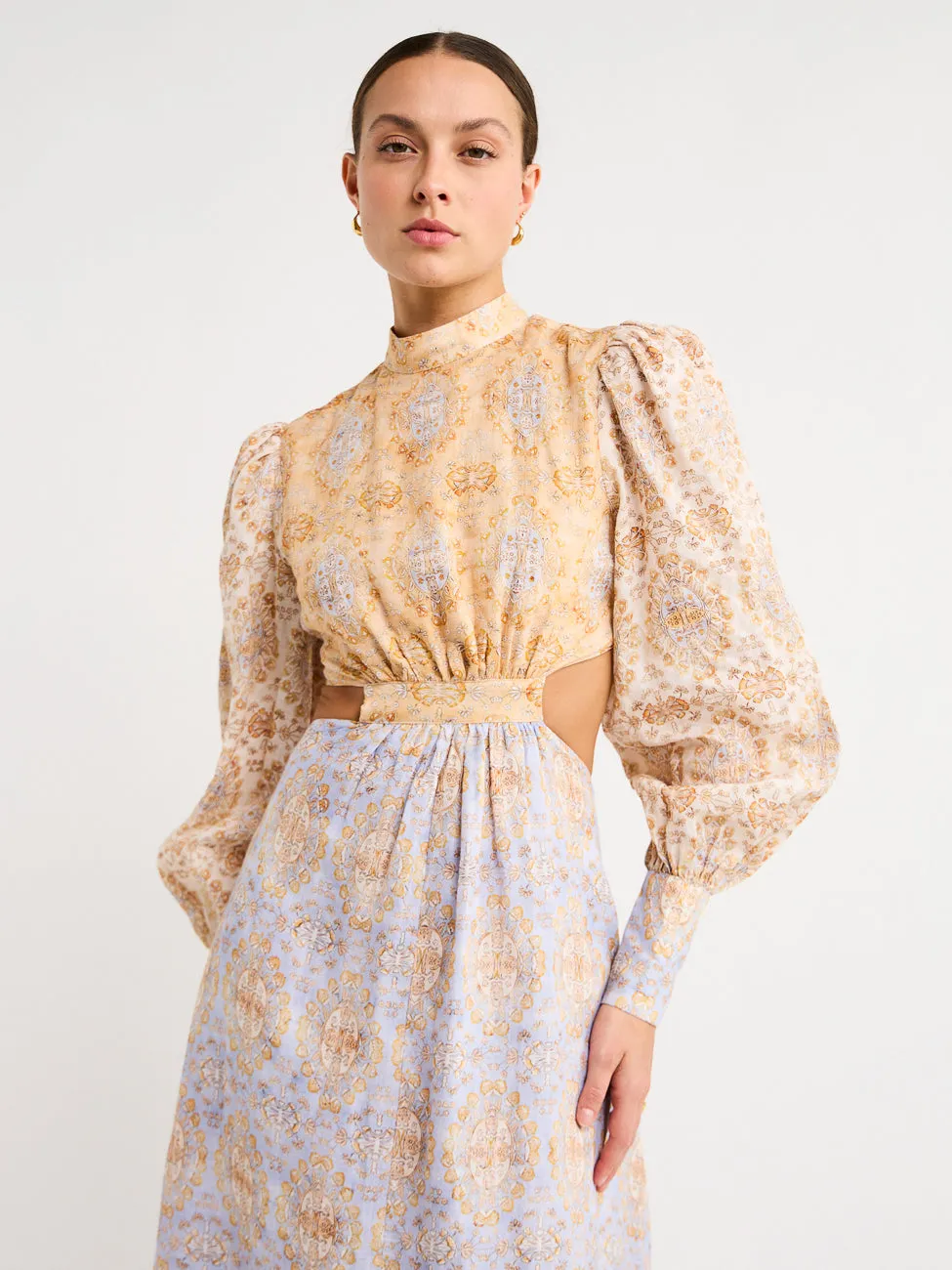Kate Ford Ithaca Opened Gown in Multi