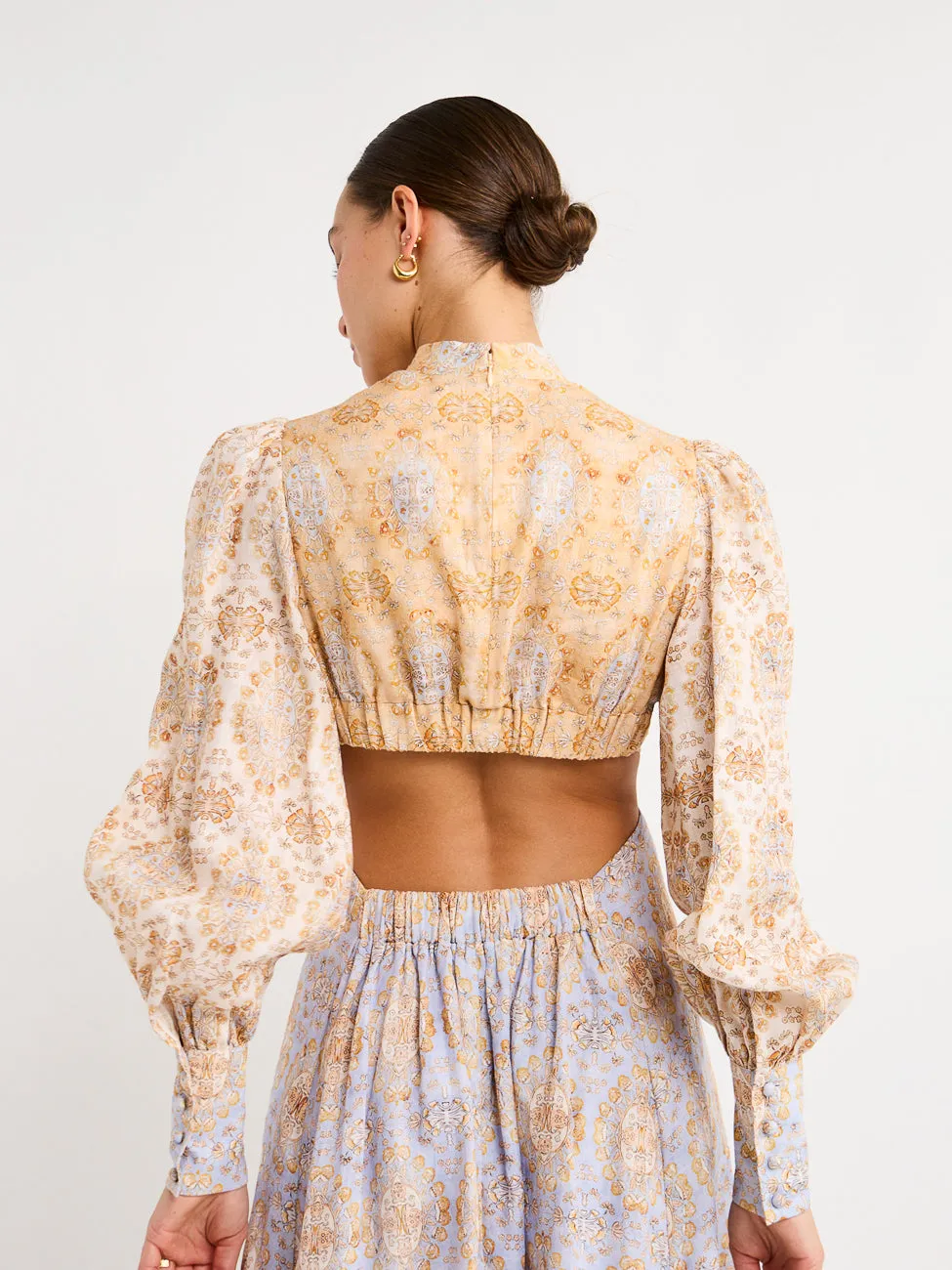 Kate Ford Ithaca Opened Gown in Multi