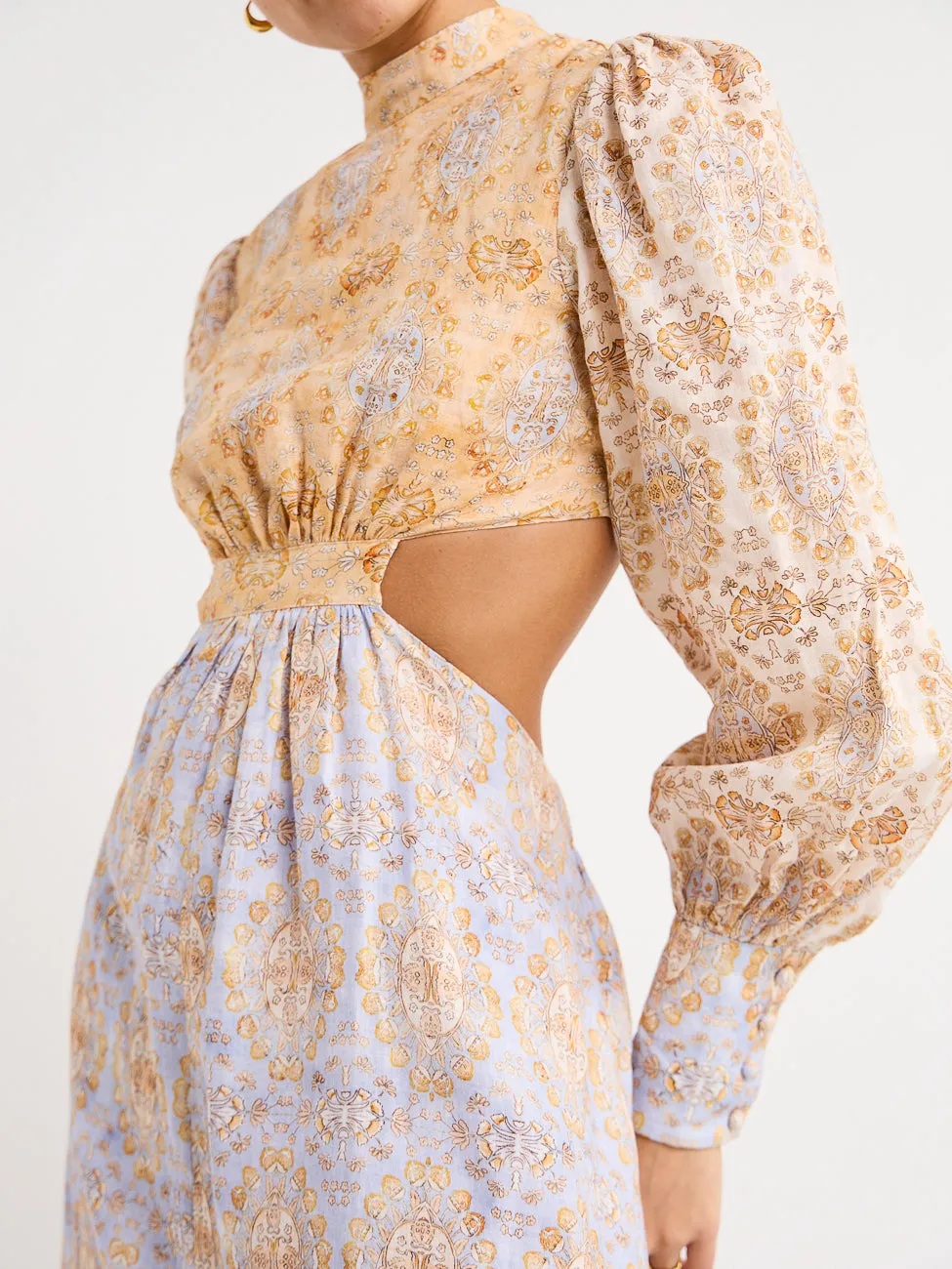 Kate Ford Ithaca Opened Gown in Multi