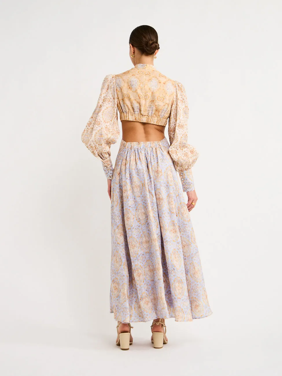 Kate Ford Ithaca Opened Gown in Multi