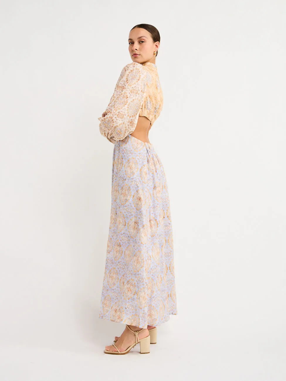 Kate Ford Ithaca Opened Gown in Multi