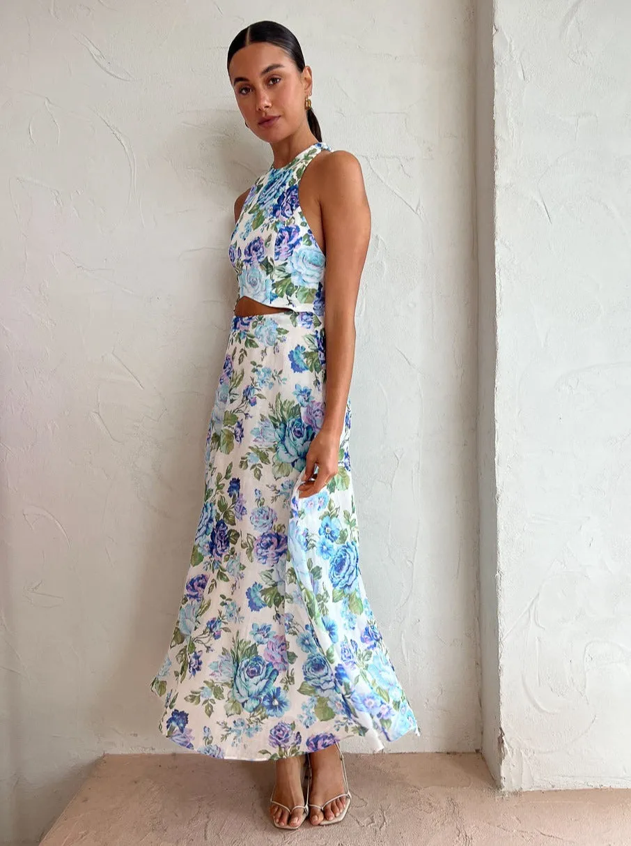 Kate Ford Mojave Braided Gown in Multi