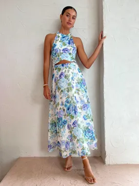 Kate Ford Mojave Braided Gown in Multi