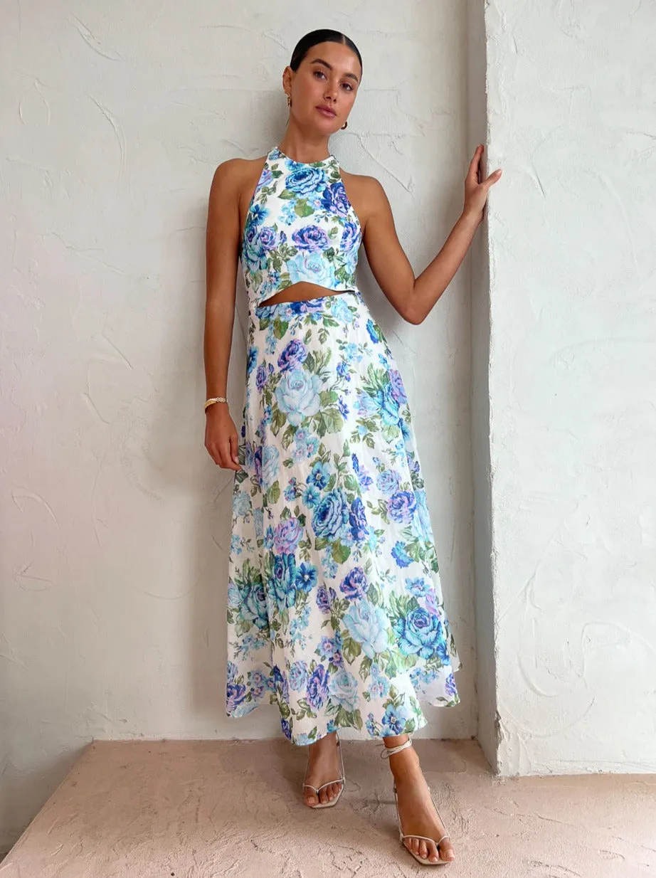 Kate Ford Mojave Braided Gown in Multi