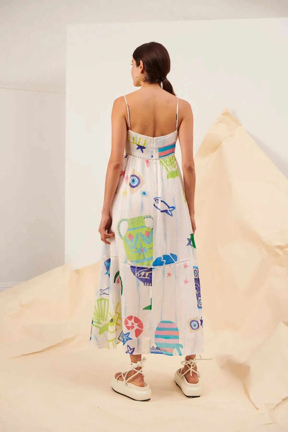 Kate Ford Pella Ladder Bustier Dress Size 4