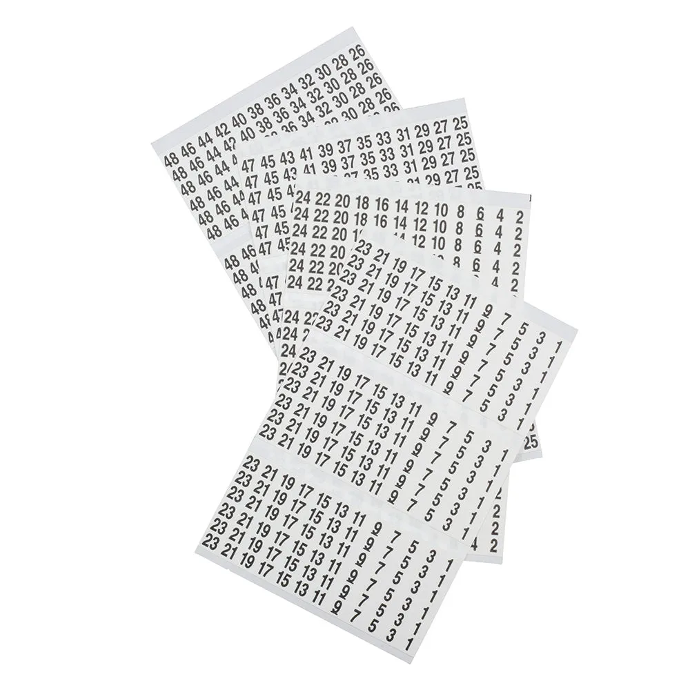 Klein 56250 Wire Markers-Numbers 1-48