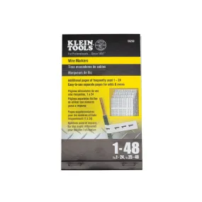 Klein 56250 Wire Markers-Numbers 1-48