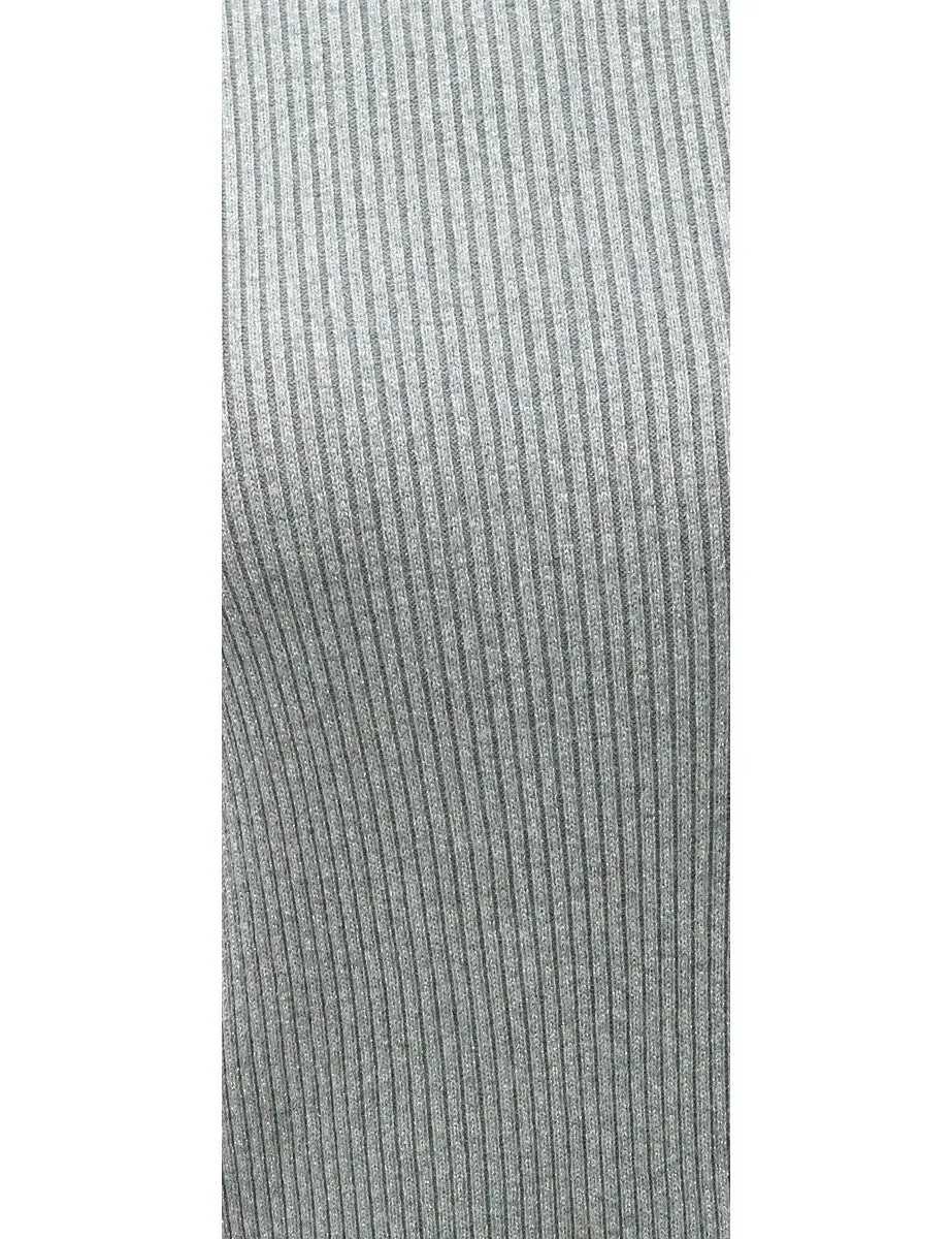 Knitted Polo Neck Jumper - L