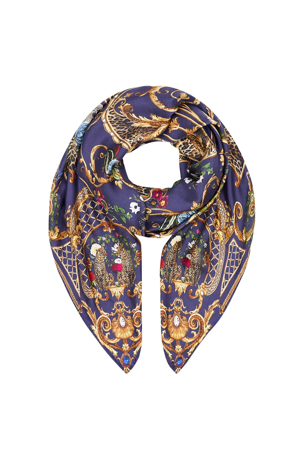LARGE SQUARE SCARF SEVEN DAY WEEKEND