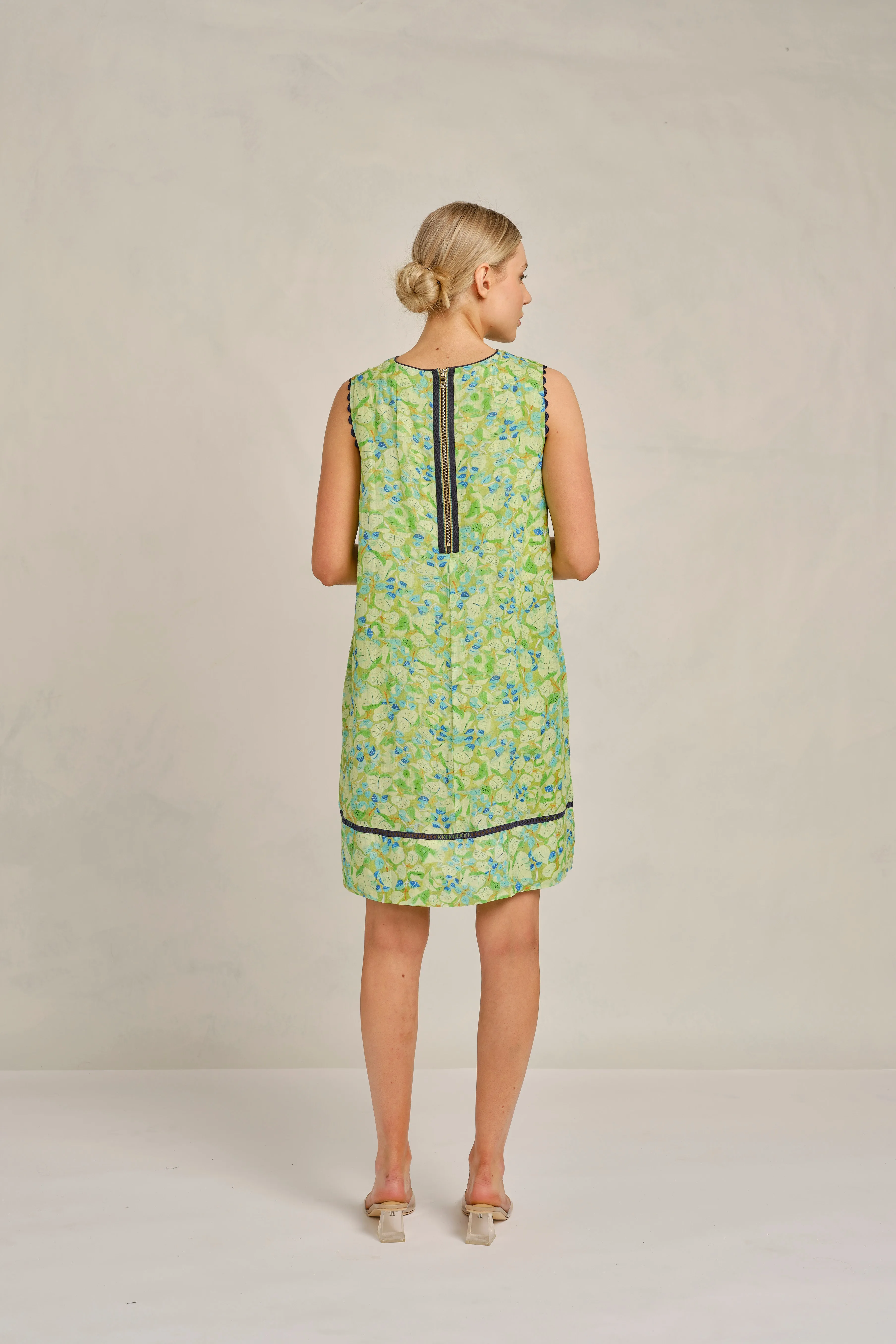 Lenna Ramie Dress in Meadow Delilah Print