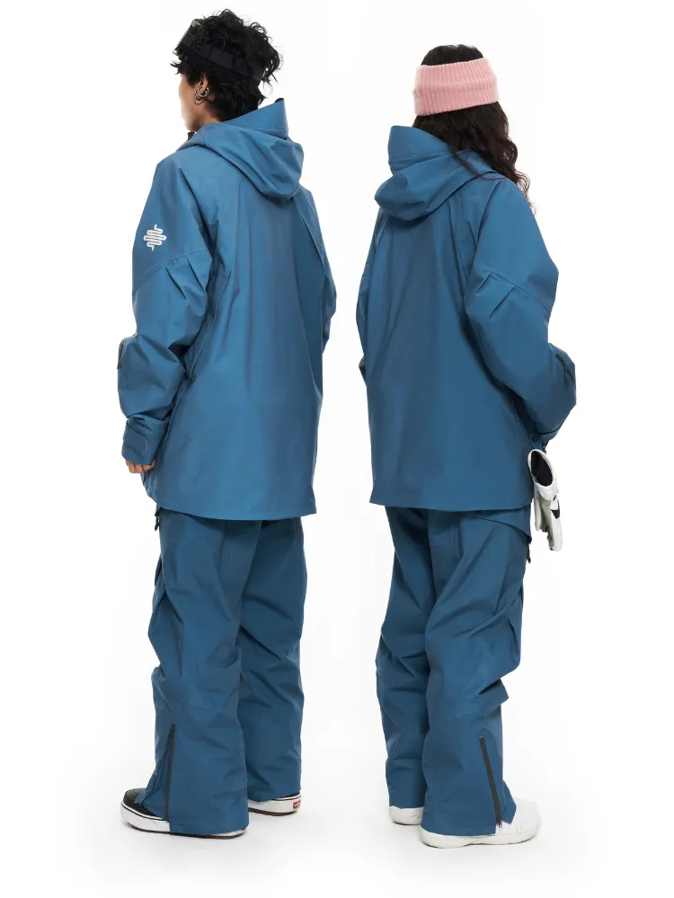 LITAN Gradient Color Mountain Snow Pants - Men's