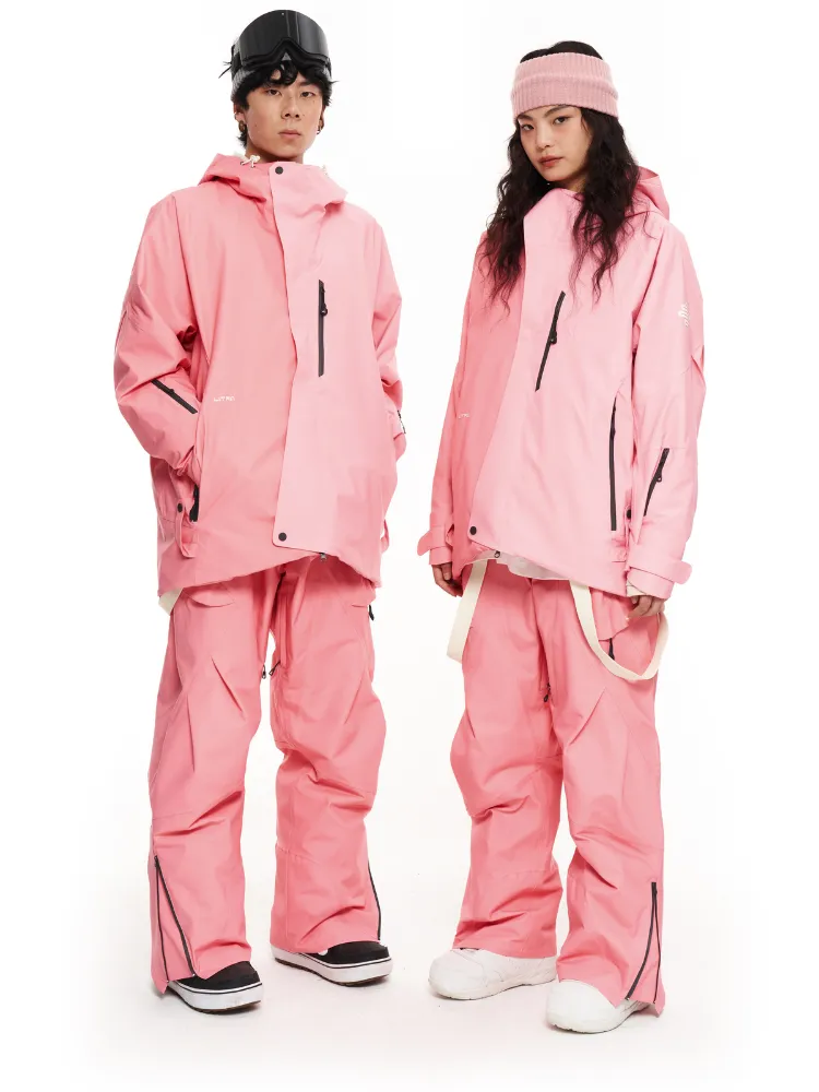 LITAN Gradient Color Mountain Snow Pants - Men's