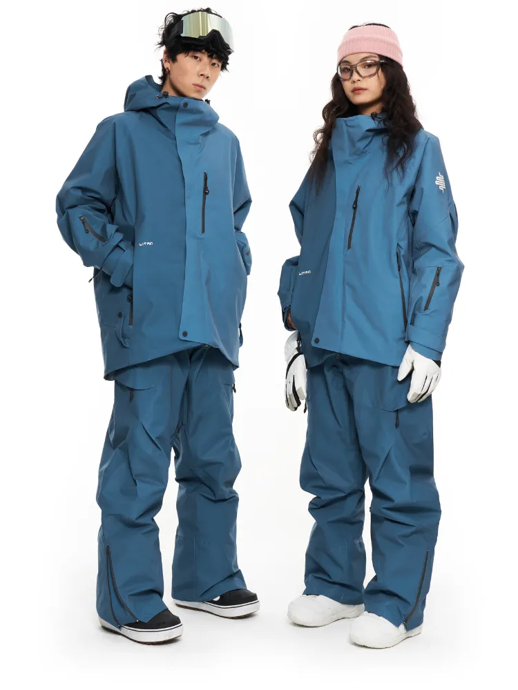 LITAN Gradient Color Mountain Snow Pants - Men's