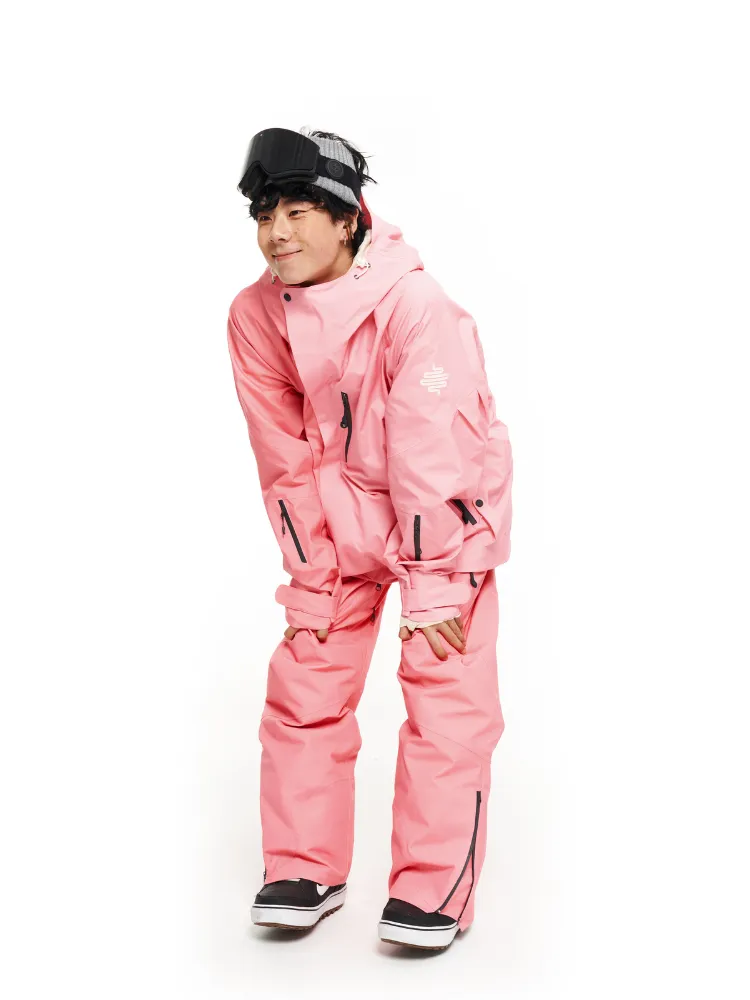 LITAN Gradient Color Mountain Snow Pants - Men's