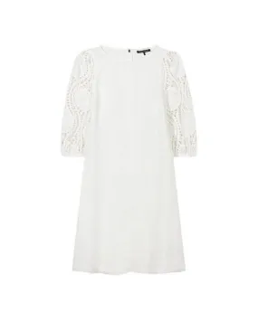 Luisa Cerano Crochet Sleeve Dress