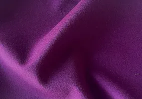 Lush French Violet Wool & Cashmere Blend Coating (Made in Italy)