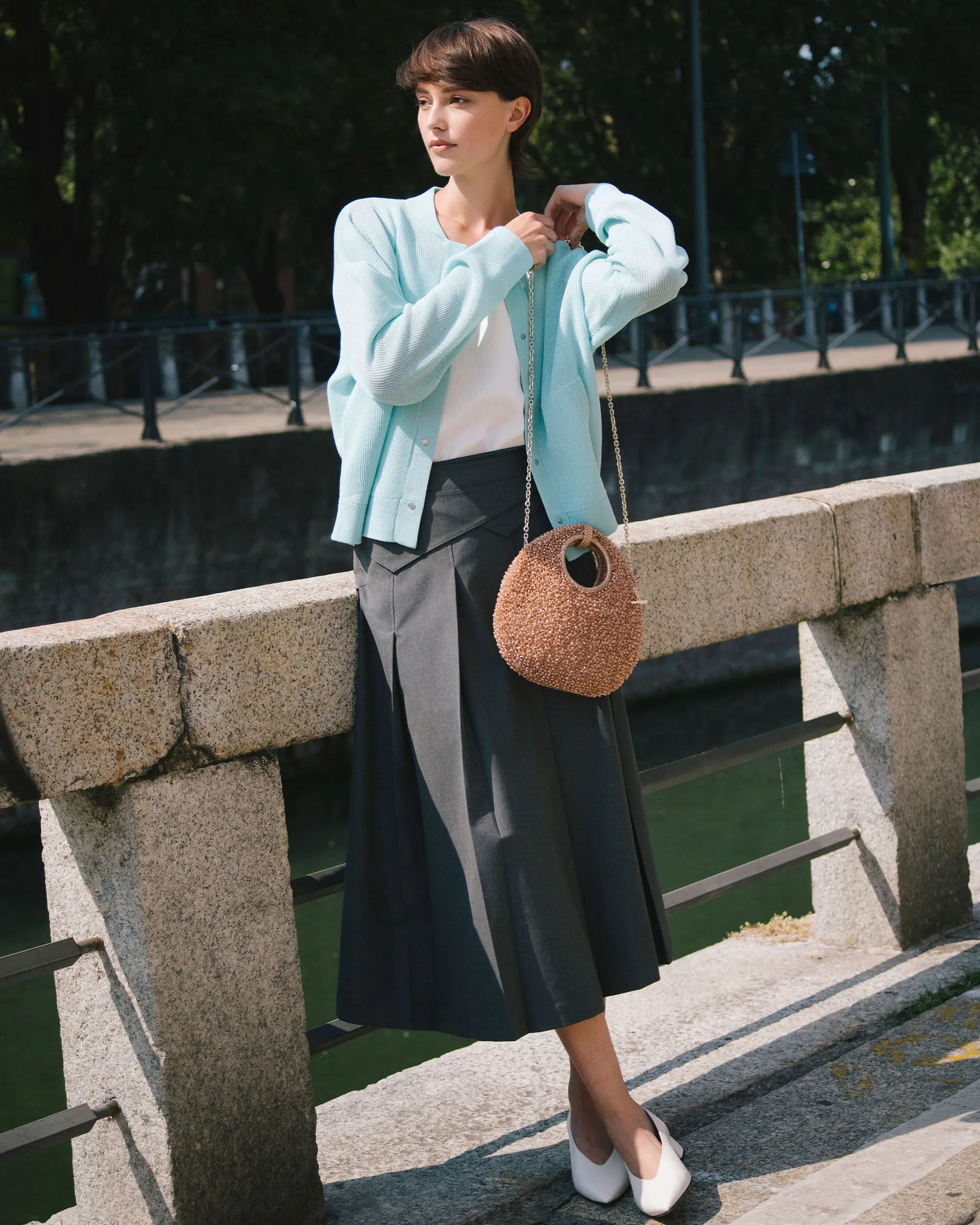Melange Skirt