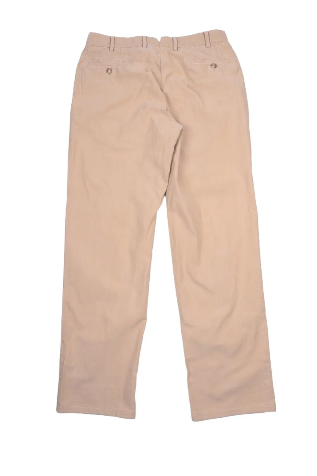 Men's ERMENEGILDO ZEGNA Beige Cotton Chino Pants Casual Trousers Size 50 IT / 34