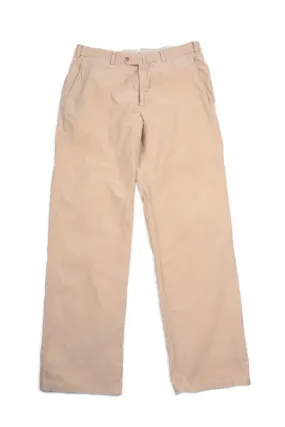 Men's ERMENEGILDO ZEGNA Beige Cotton Chino Pants Casual Trousers Size 50 IT / 34