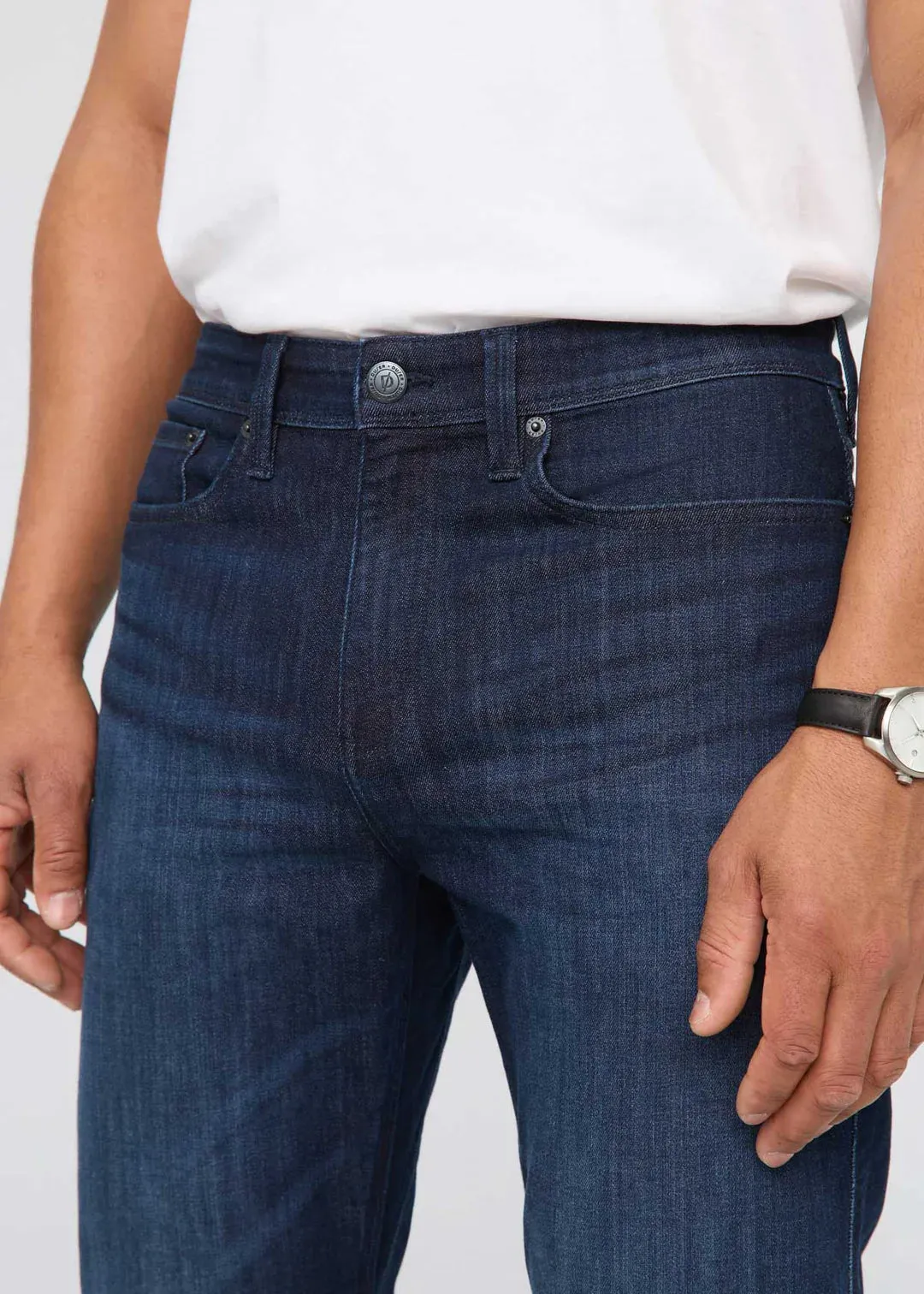 Men's Performance Denim Athletic Straight Pants