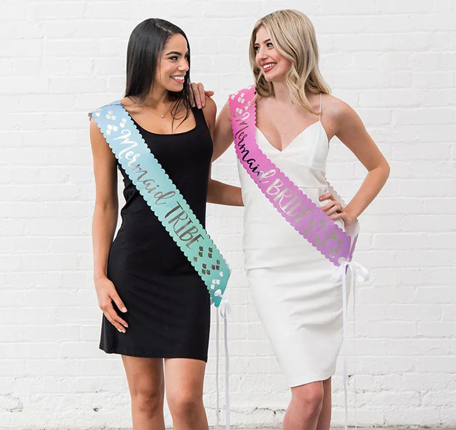 Mermaid Tribe Paper Sash