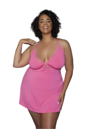 Mini-length Babydoll Nightie Plus 1 Pc