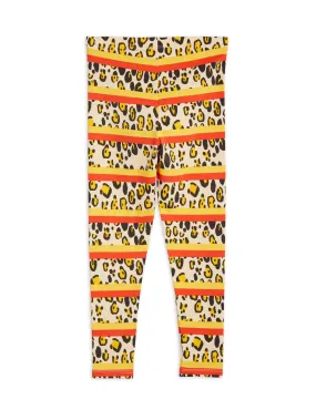 Mini Rodini Leopard Stripe Leggings