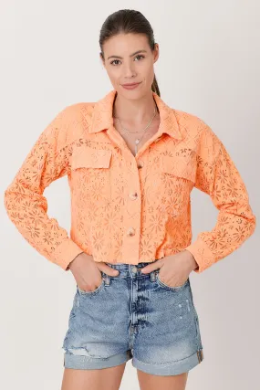 Mixed Lace Jacket
