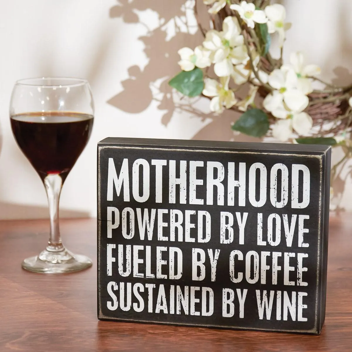Motherhood Box Sign
