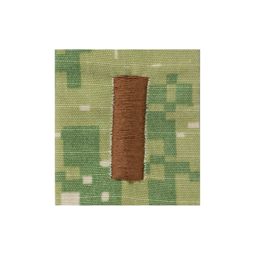 Navy Parka Tab Woodland Digital Embroidered Rank - Enlisted & Officer