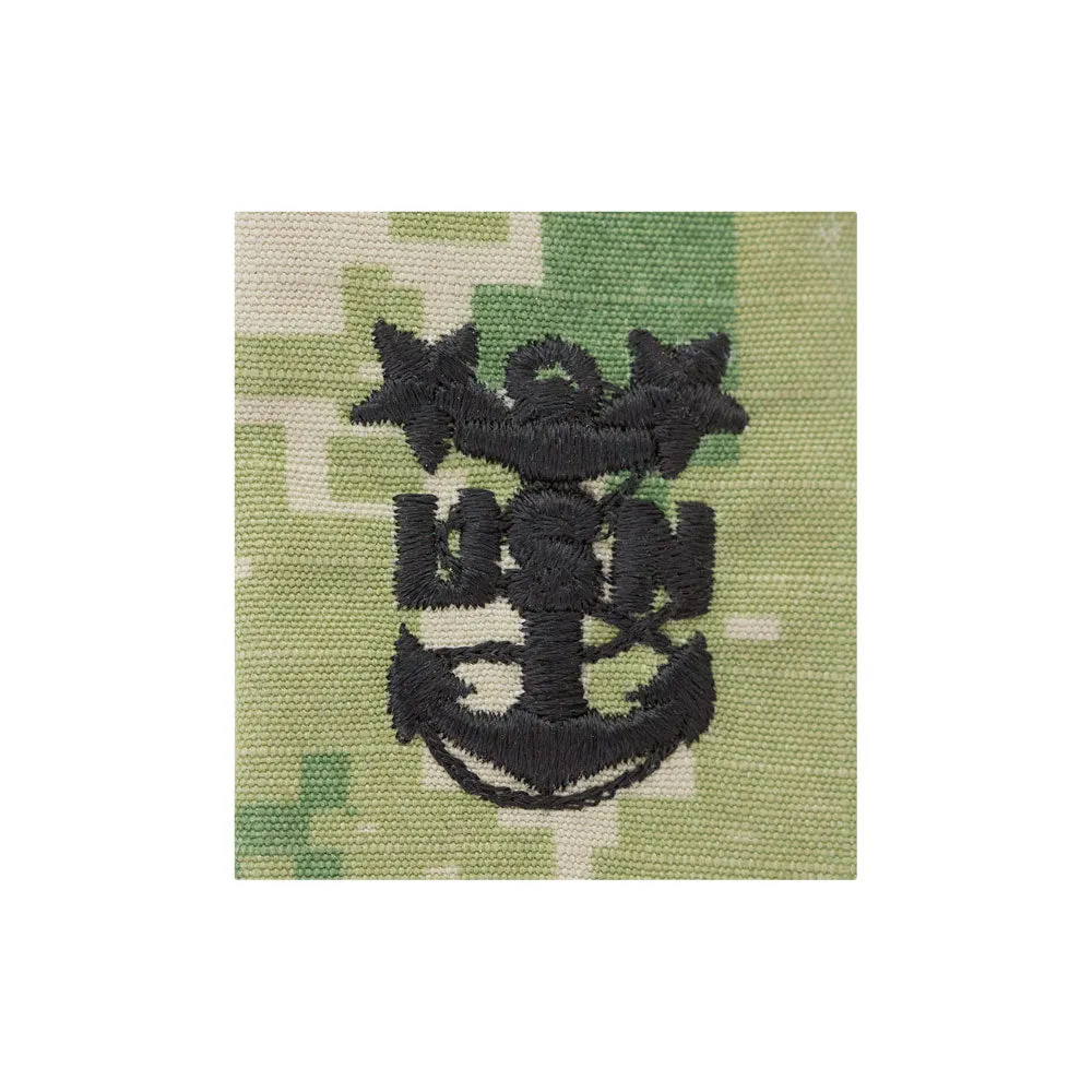 Navy Parka Tab Woodland Digital Embroidered Rank - Enlisted & Officer