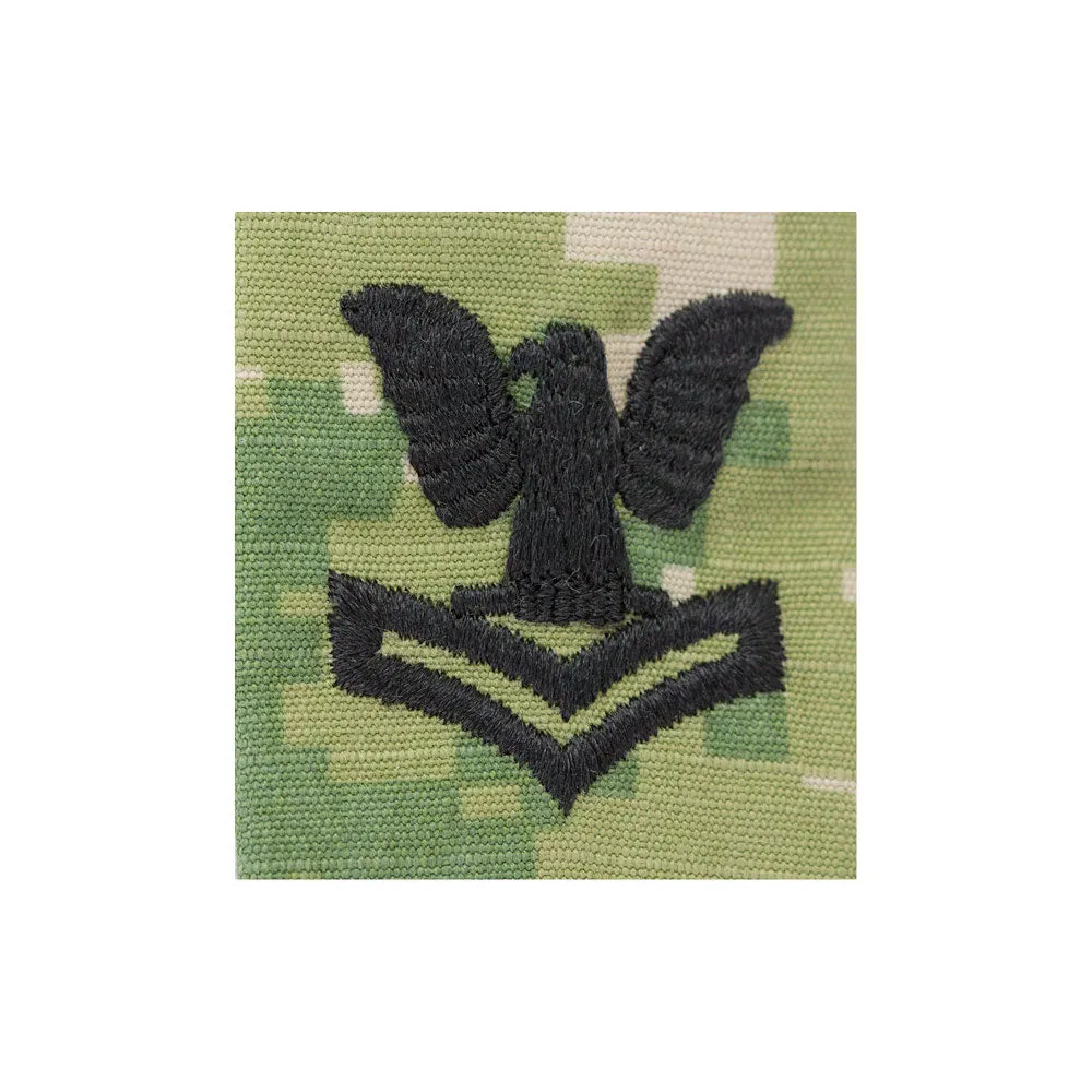 Navy Parka Tab Woodland Digital Embroidered Rank - Enlisted & Officer