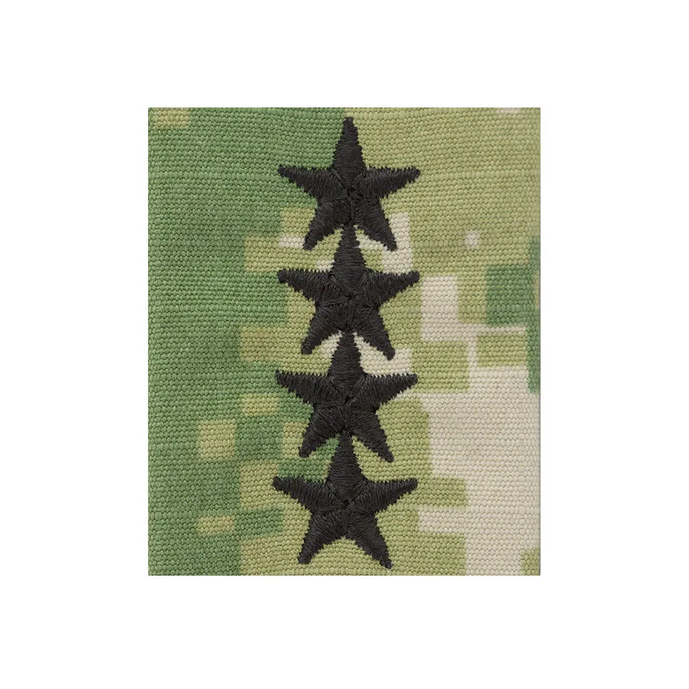 Navy Parka Tab Woodland Digital Embroidered Rank - Enlisted & Officer