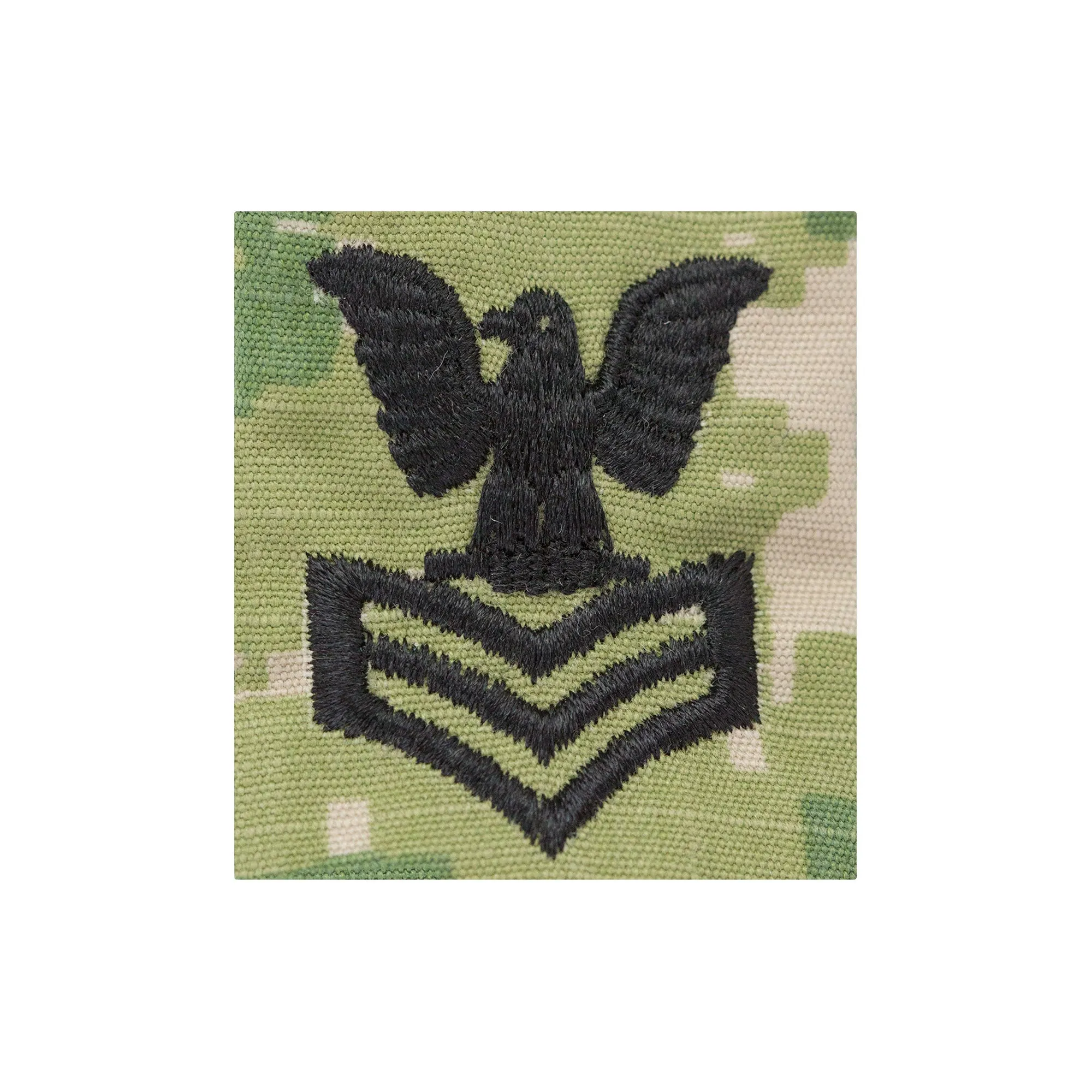 Navy Parka Tab Woodland Digital Embroidered Rank - Enlisted & Officer