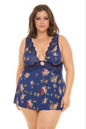 NEAVA FLORAL BABYDOLL PLUS