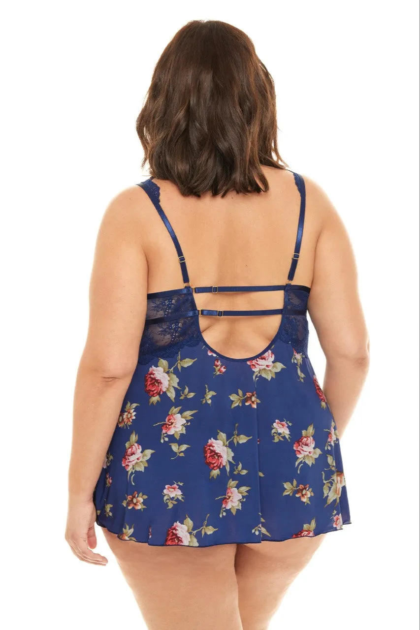 NEAVA FLORAL BABYDOLL PLUS