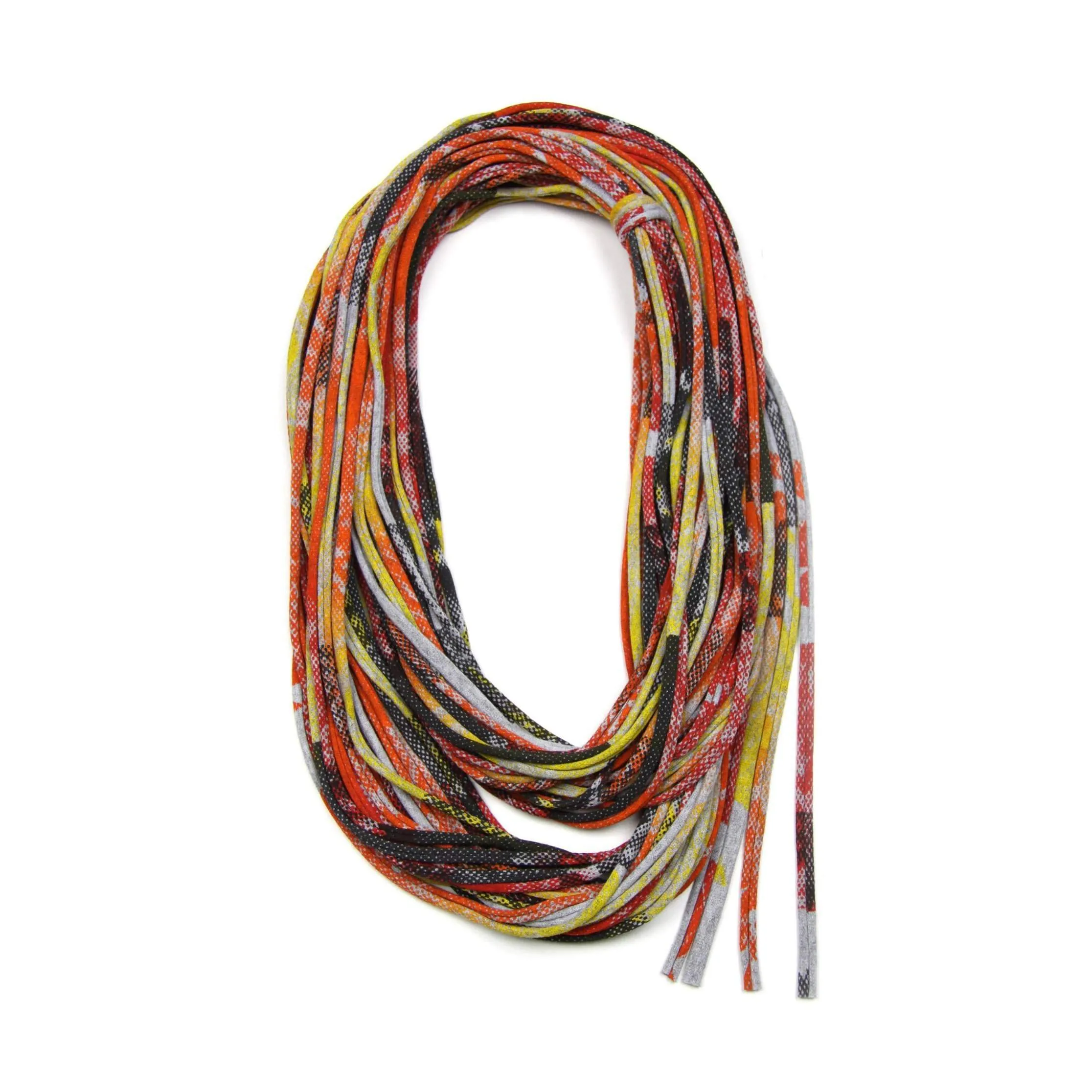 Necklush Infinity Scarf / Orange Red & Yellow / Unisex