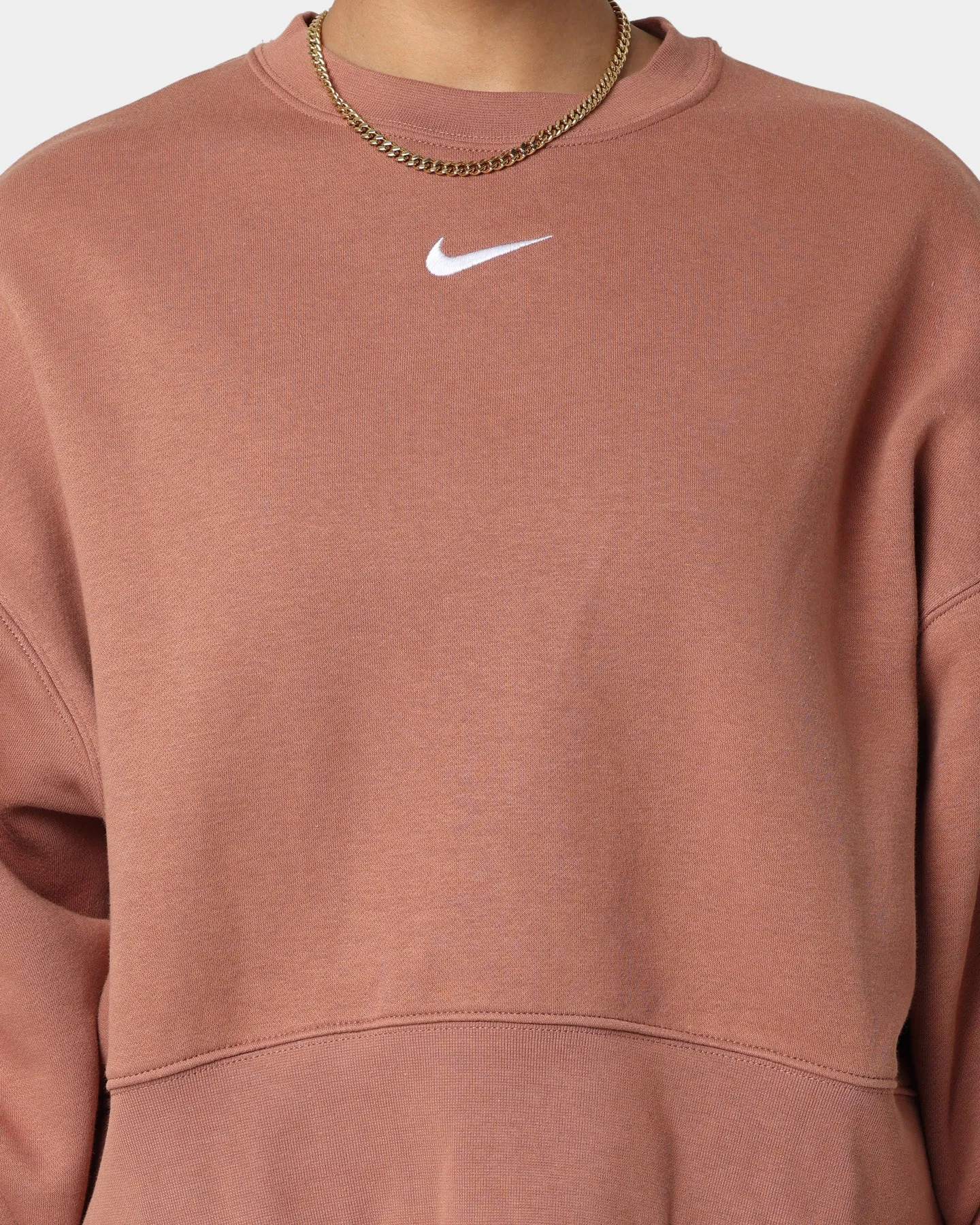 Nike Women's Sportswear Essential Collection Crewneck Mineral