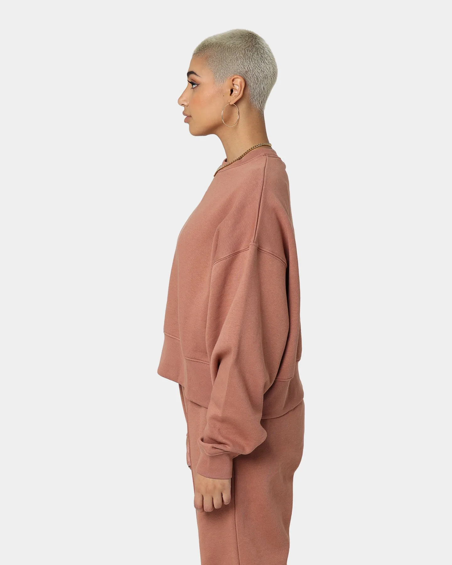 Nike Women's Sportswear Essential Collection Crewneck Mineral