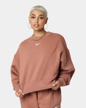 Nike Women's Sportswear Essential Collection Crewneck Mineral