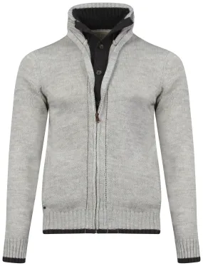 Old Boys Network Brinton Cardigan in grey