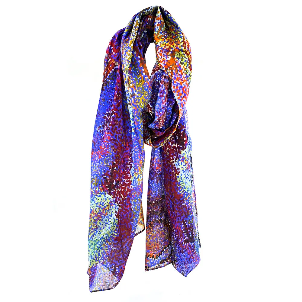 Pauline Nampijinpa Singleton Organic Cotton Summer Scarf