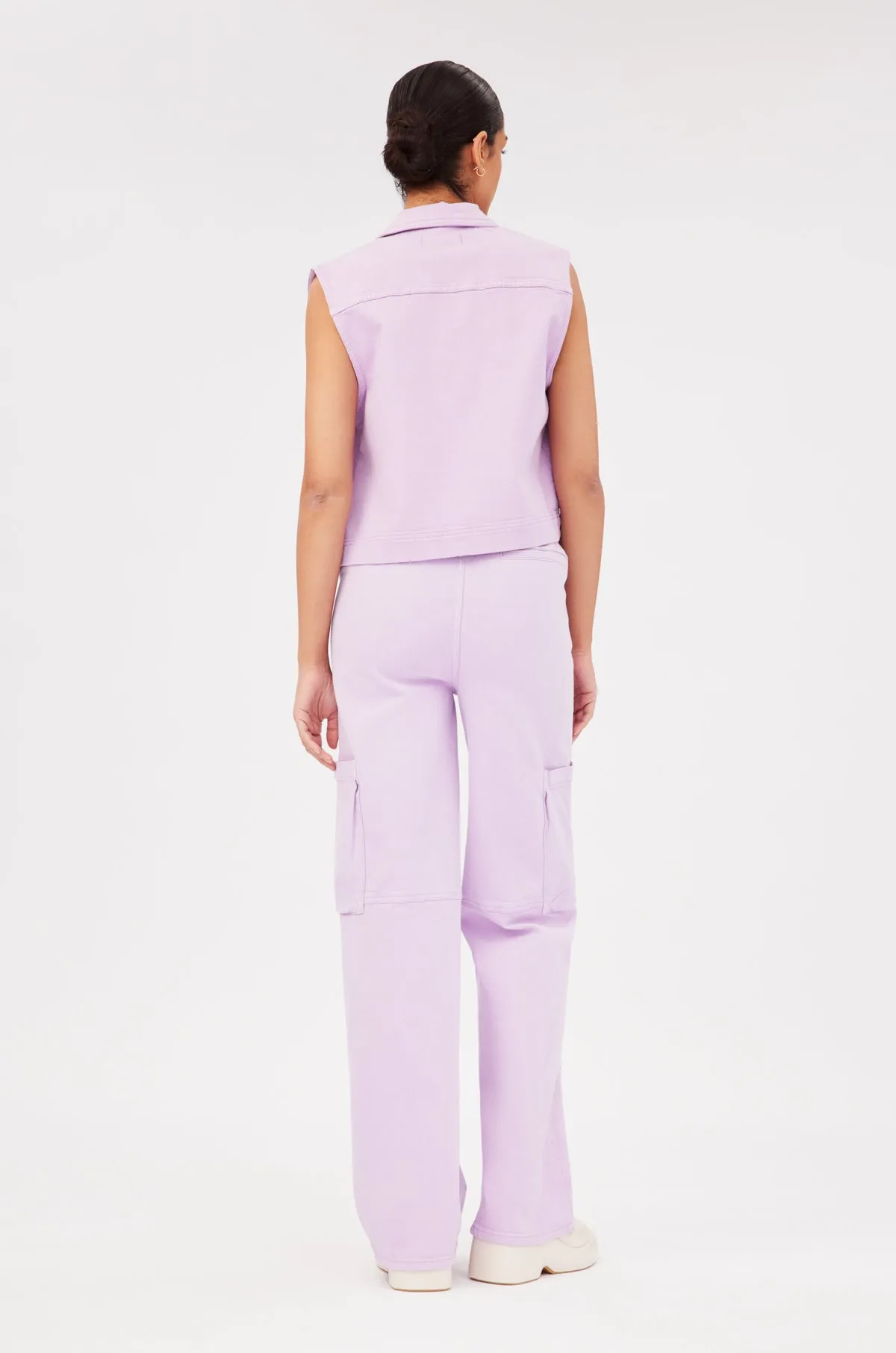 PBI - CROPPED VEST | LAVENDER